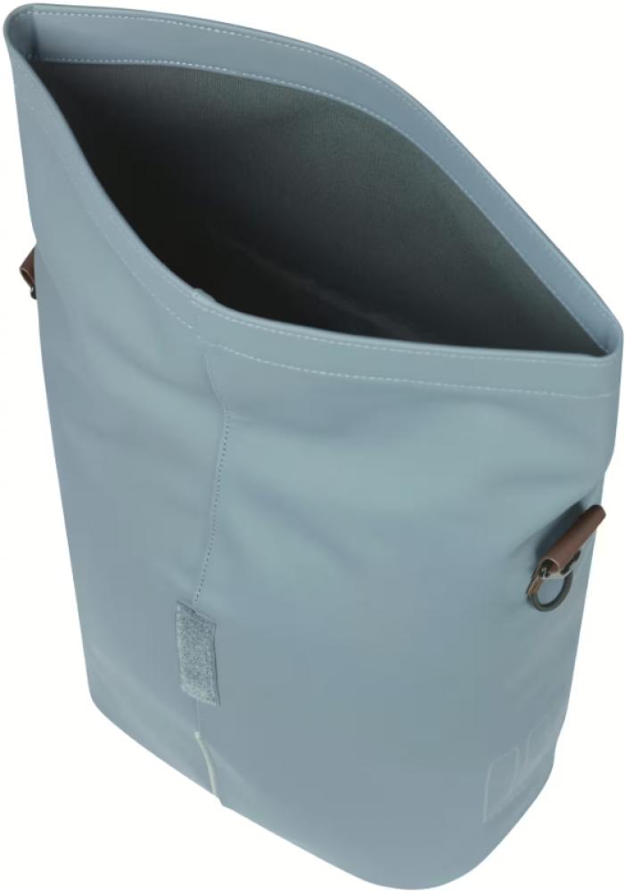 Basil City Shopper MIK Studs 14-16 Liter - wasserabweisende Fahrrad-Shopper mit MIK-Montagesystem & Reflektoren