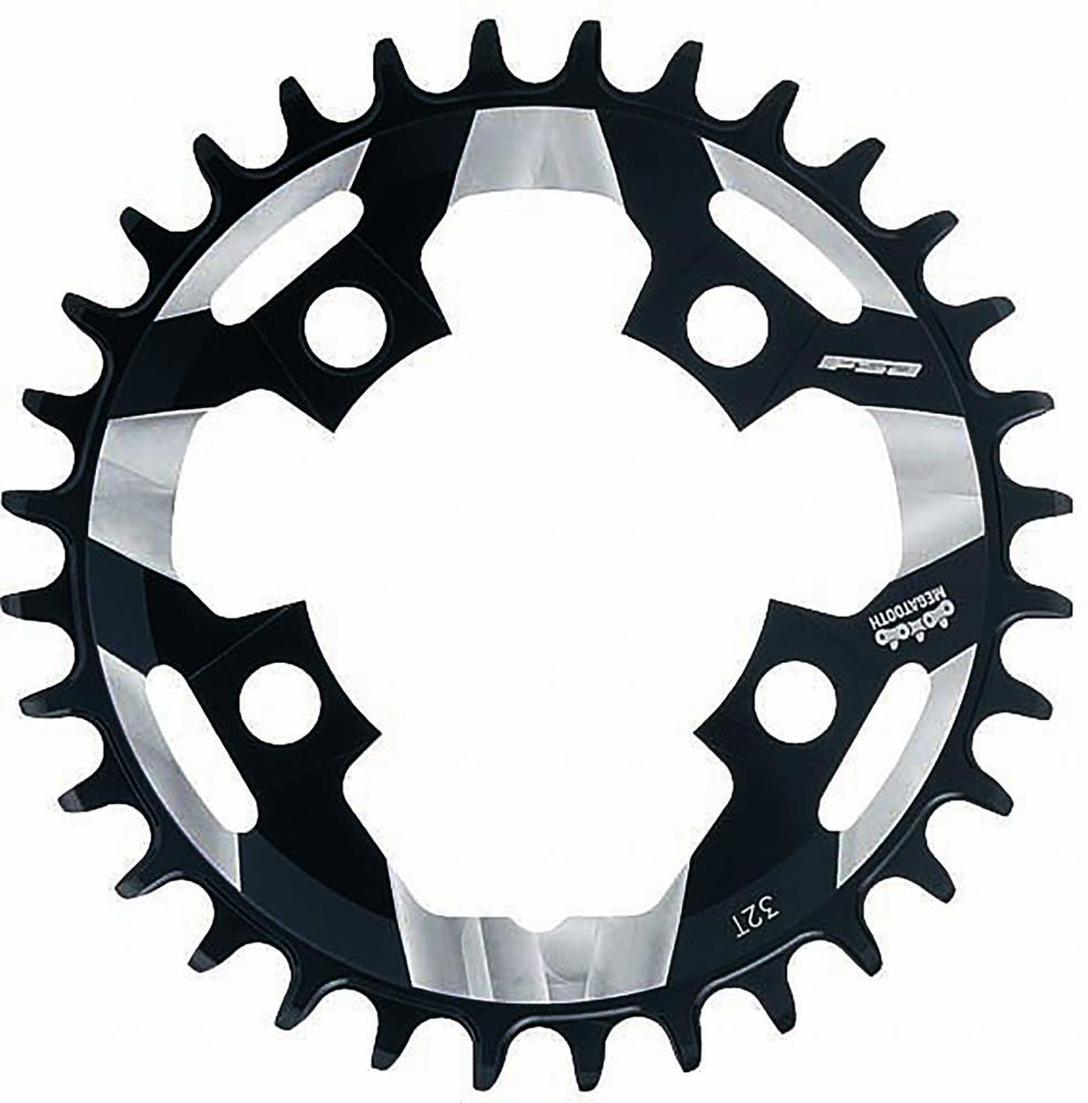 FSA Kettenblatt MTB K-Force Megatooth ABS 76 mm x 30 T Schwarz - maximale Kettensicherheit