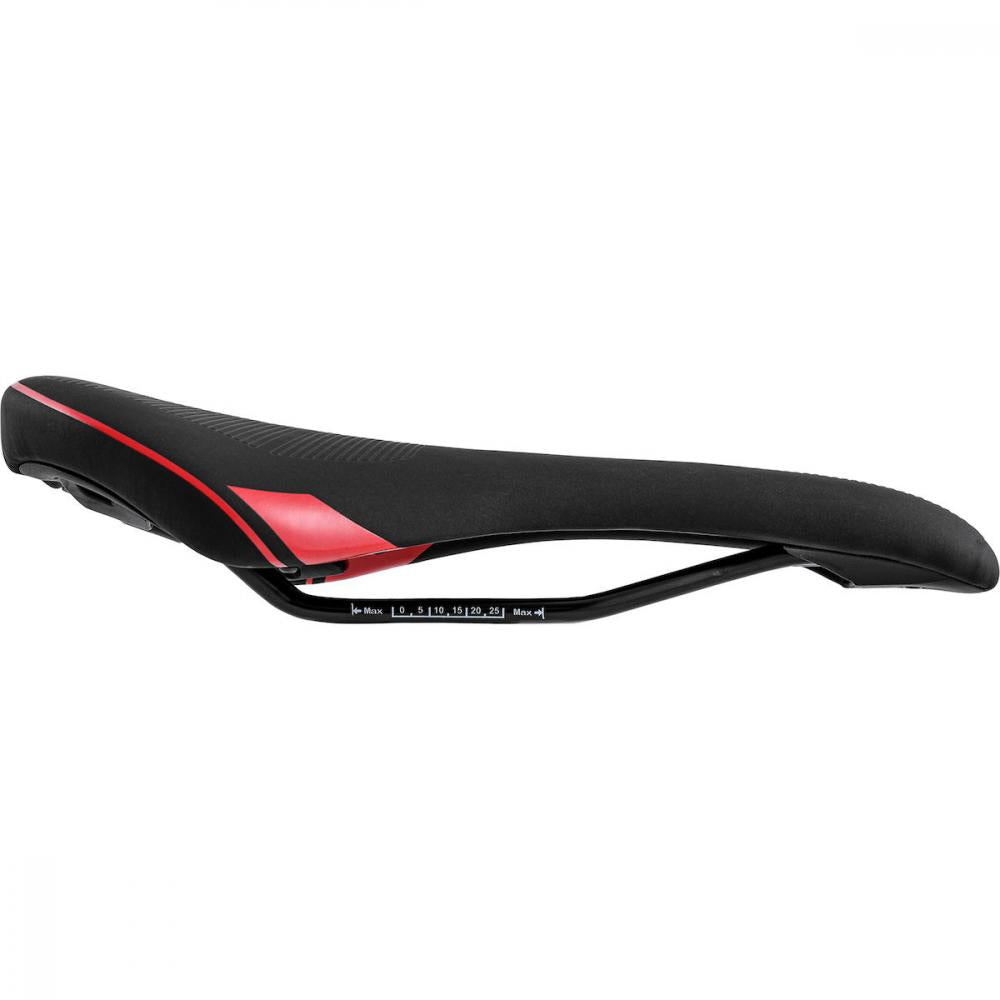 Procraft Sattel Race 278 x 140 mm Rot - sportlicher Rennradsattel für effizientes Fahren