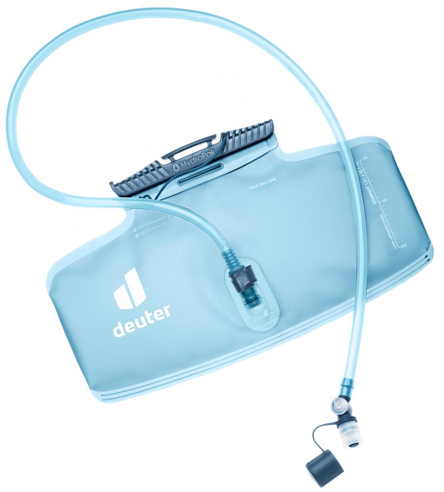 Deuter Streamer SQ 1.5 L Trinkblase hydrablue - auslaufsicher, kompakt, BPA-frei