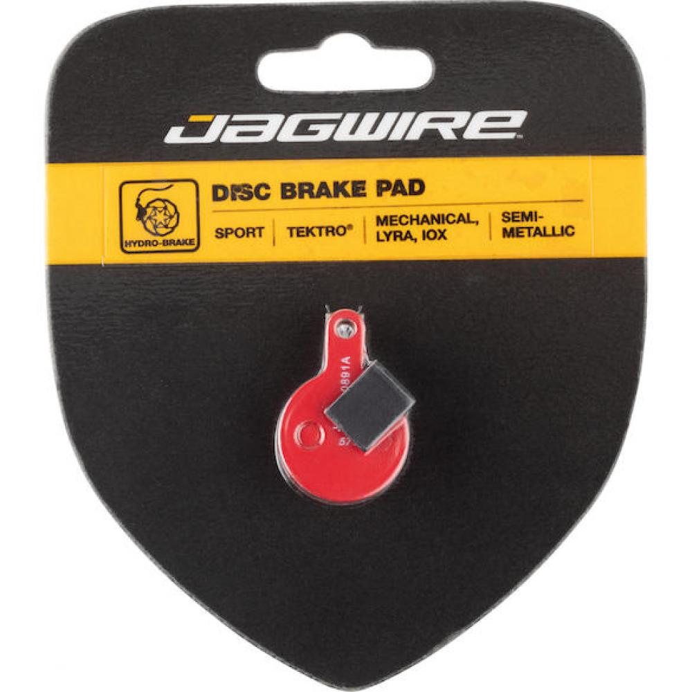 Jagwire Bremsbeläge Disc Sport Semi-Metallic Tektro/TRP Rot - Allround-Bremsleistung