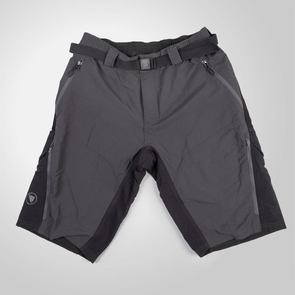 Endura Hummvee Short mit Innenhose grau XXXL - strapazierfähige MTB-Shorts mit herausnehmbarer Innenhose, atmungsaktiv, robust, mit Belüftung und viel Stauraum