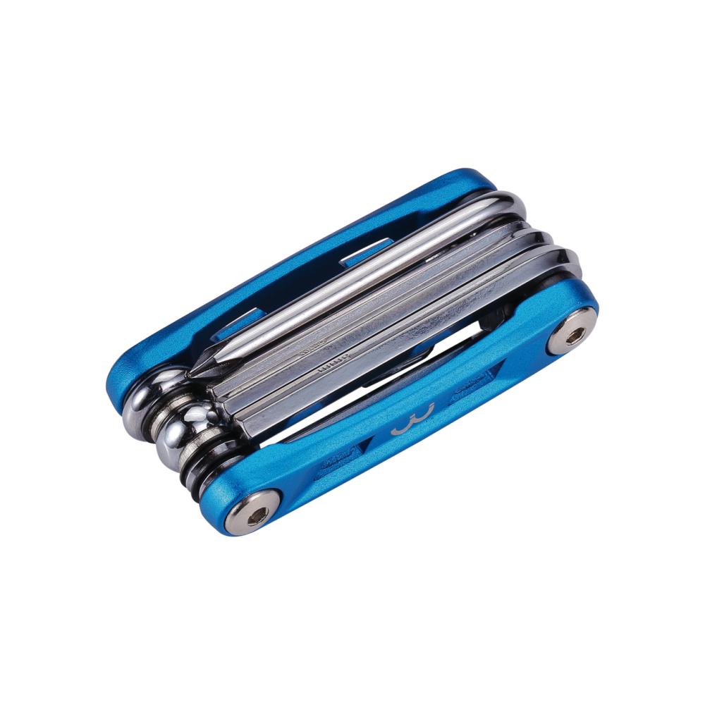 BBB Cycling Werkzeugkit PrimeFold S blau/silber S blau - kompaktes Minitool für unterwegs
