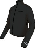 CHIBA Race Performance Jacke - wasserdicht, winddicht, atmungsaktiv, reflektierend, Packmaß S schwarz