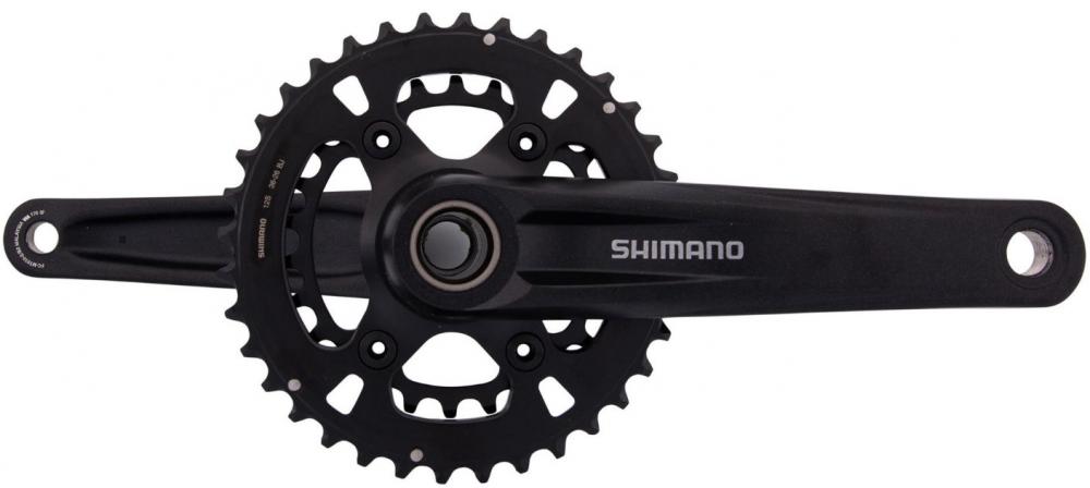 SHIMANO Kurbelgarnitur FC-MT610 12-fach - 12-fach, 170 mm, 36-26 Zähne, 26 Zähne