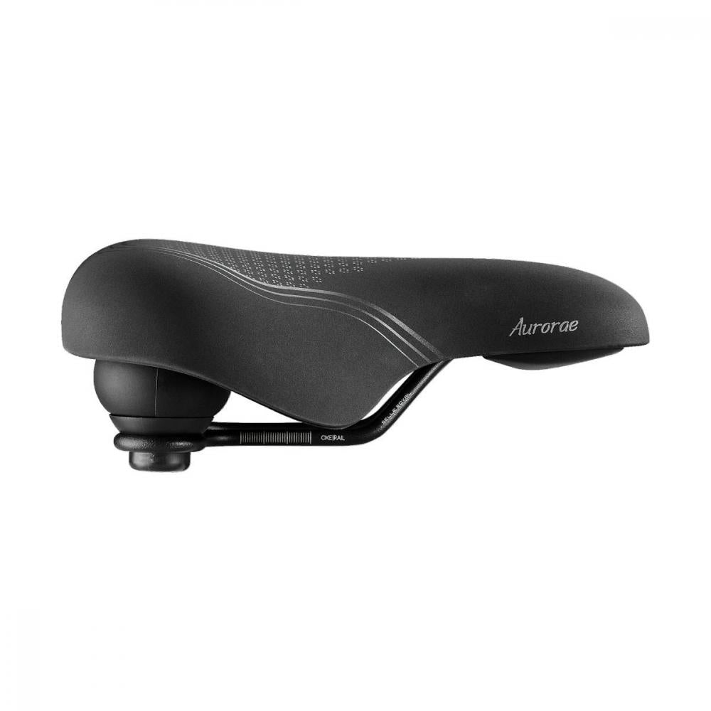 Selle Royal Aurorae Sattel schwarz Unisex, 254x231mm, Relaxed, Royalgel Komfort, Druckentlastung, wasserabweisend, City & Tre