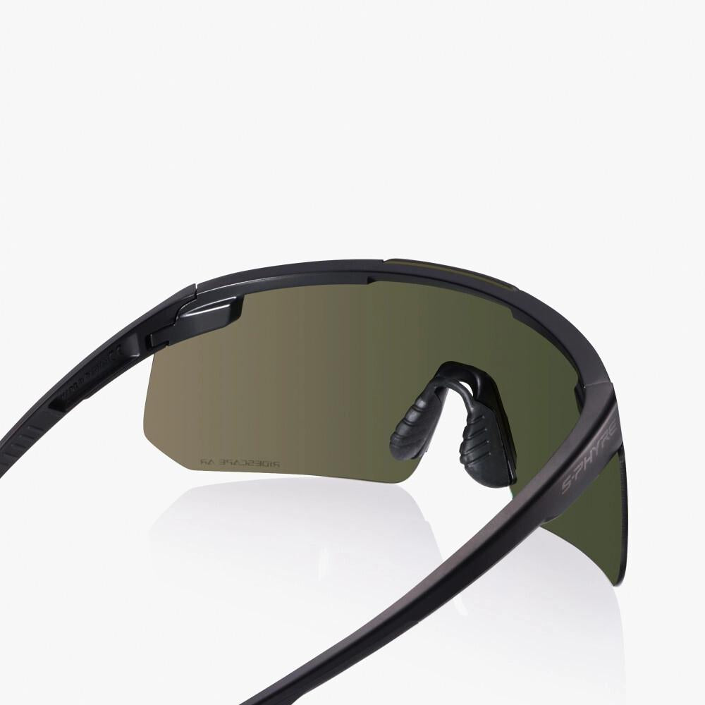 SHIMANO BRILLE S-PYHRE 2 RIDESCAPE AR S MATT - aerodynamische High-Performance-Radsportbrille