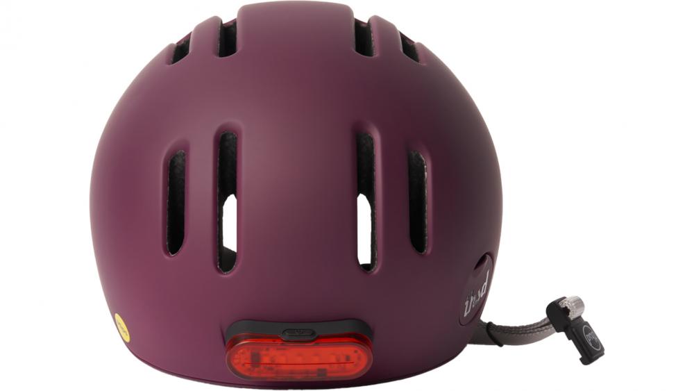 Thousand Chapter Fahrradhelm Deep Burgundy S 54-57 cm MIPS - sicherer Urban-Helm mit Belüftung, Magnetverschluss und abnehmbarer Rücklicht-Halterung