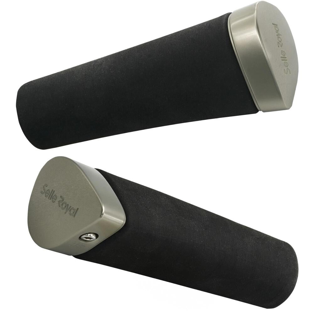Ergonomische Selle Royal Nivo Gel Fahrradgriffe in Schwarz für maximalen Komfort.