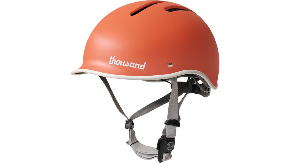 Thousand Heritage 2.0 Fahrradhelm Apricot Crush S 54-57 cm - Vintage Design, Belüftung, Eco-Leder Riemen, sicheres Magnetverschluss-System