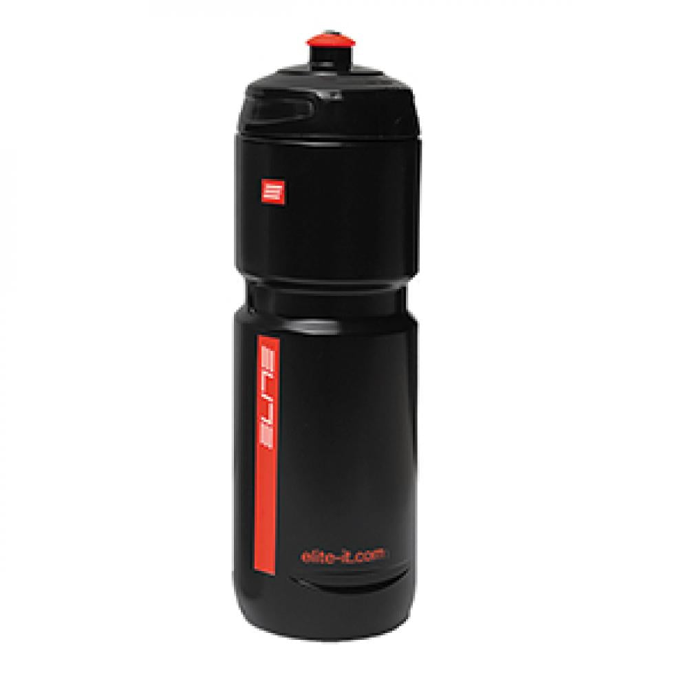 Elite Superloli Fahrrad-Trinkflasche 800 ml in Schwarz