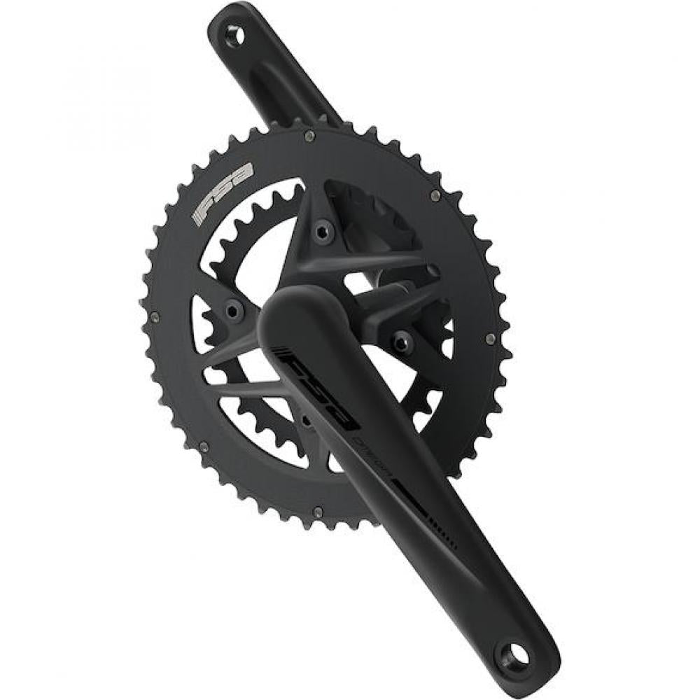 FSA Kurbelgarnitur Omega MegaExo AGX+ 2x 170 mm Schwarz - effiziente Antriebseinheit