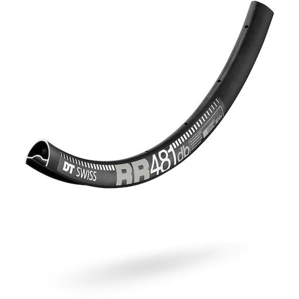 DT Swiss Felge RR 481 Disc 27,5" 32 Loch Schwarz - stabile Gravel- und Bikepacking-Lösung