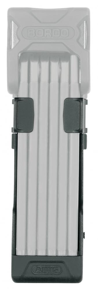 ABUS SH FL-Bordo Mount Schloss-Halter schwarz mit Bordo 6000K/90 Fahrradschloss, magnetisch befestigt.