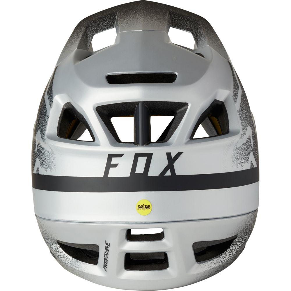Fox Proframe Vapor CE Full Face Schutz Helm silver black Größe L