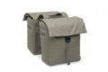 New Looxs Doppelpacktasche Leeds Double Taupe 2x 19,5 l - stilvolle, wetterfeste Gepäckträgertasche