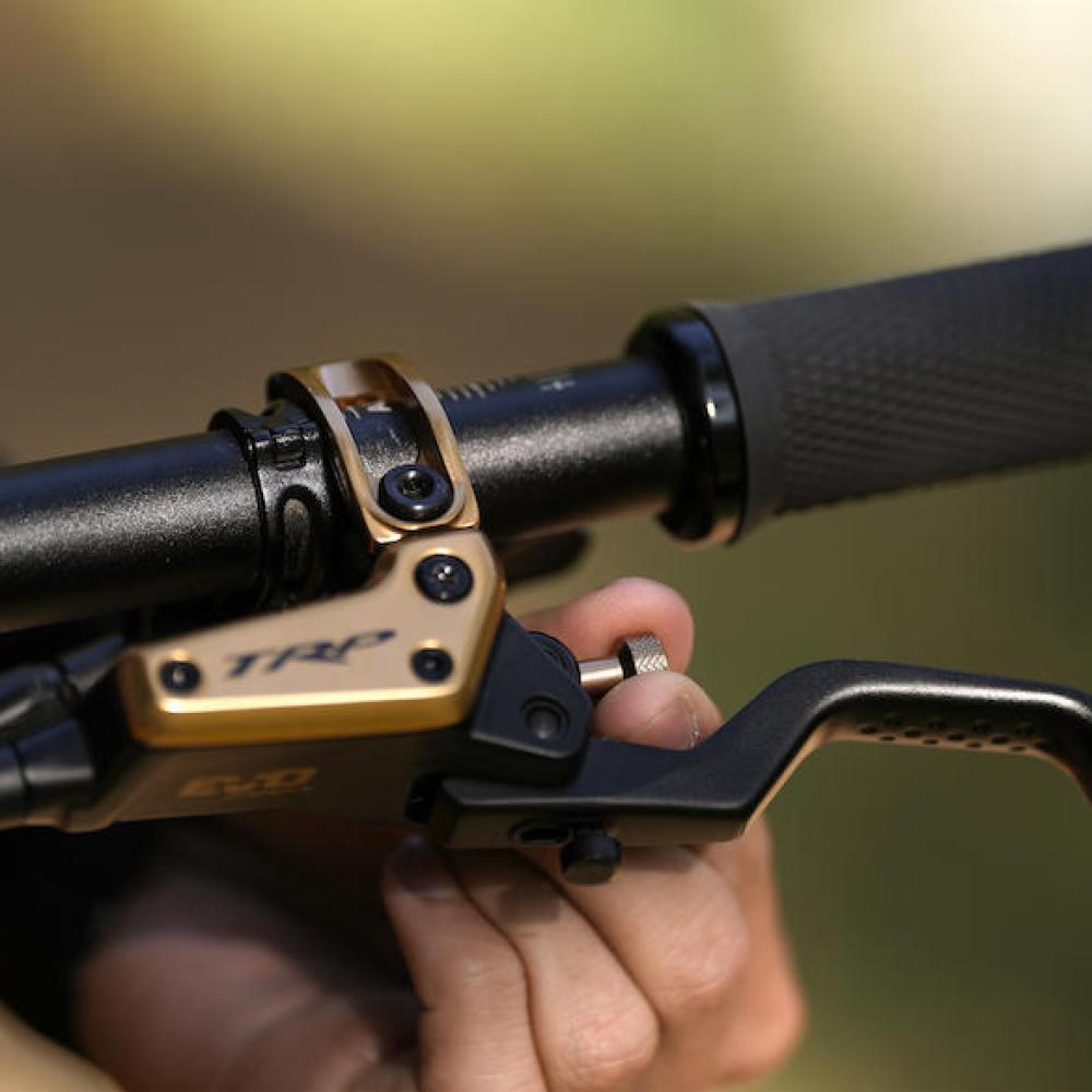 TRP Bremse EVO Pro HD-M9040 Gold - Bremssattel - TRPnLinks: nur für 2 3 mm starke Bremsscheiben!nFarbe: Gold Gewicht: 309 g VE: 1 St. - Bremsen