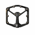 Crankbrothers Pedal Body Pedalkörper, Stamp V1, Level 7+11, large, rechts, schwarz gold