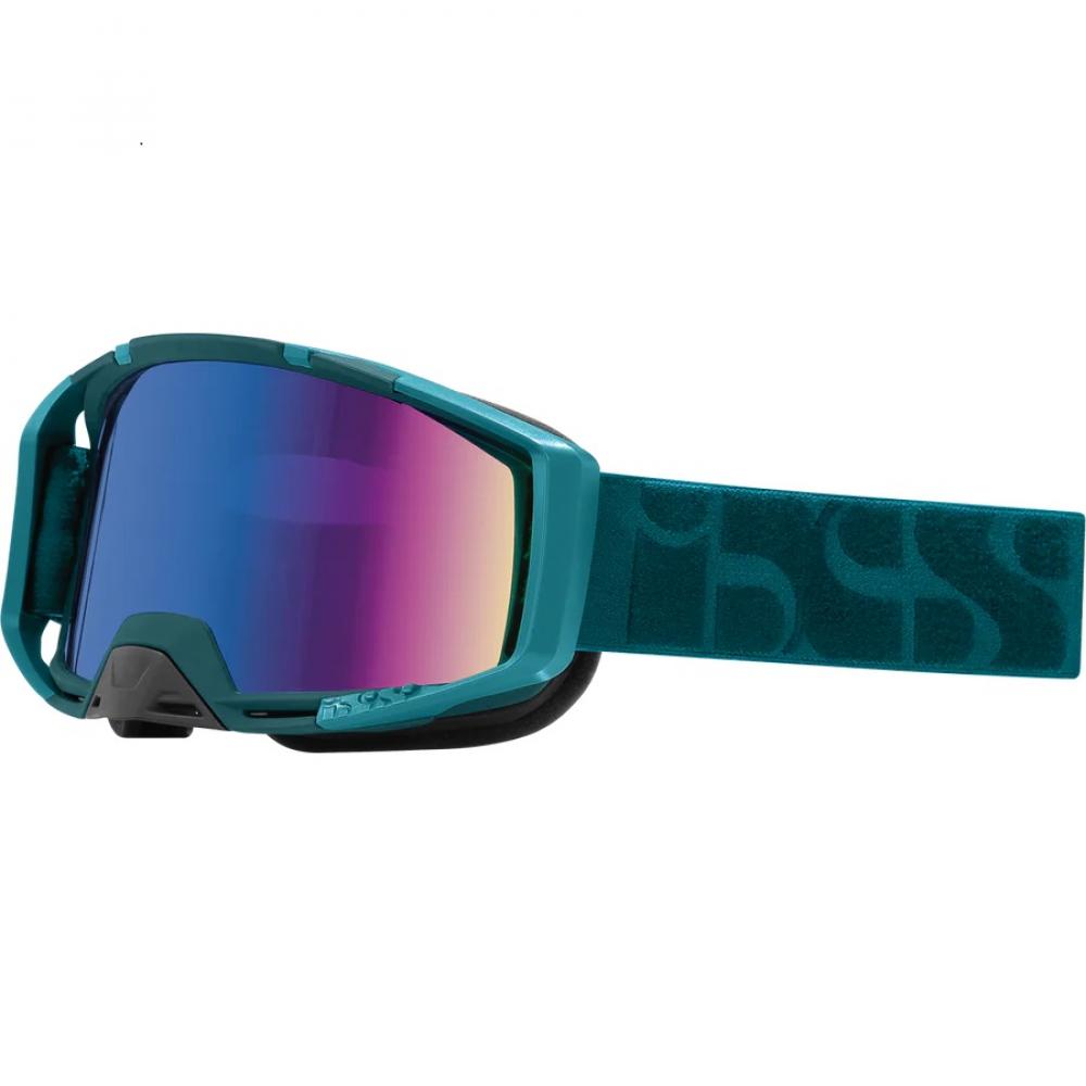 IXS Sports Division iXS Trigger Goggle Mirror unis Everglade/Mirror Cobalt - maximale Sicht & Schutz