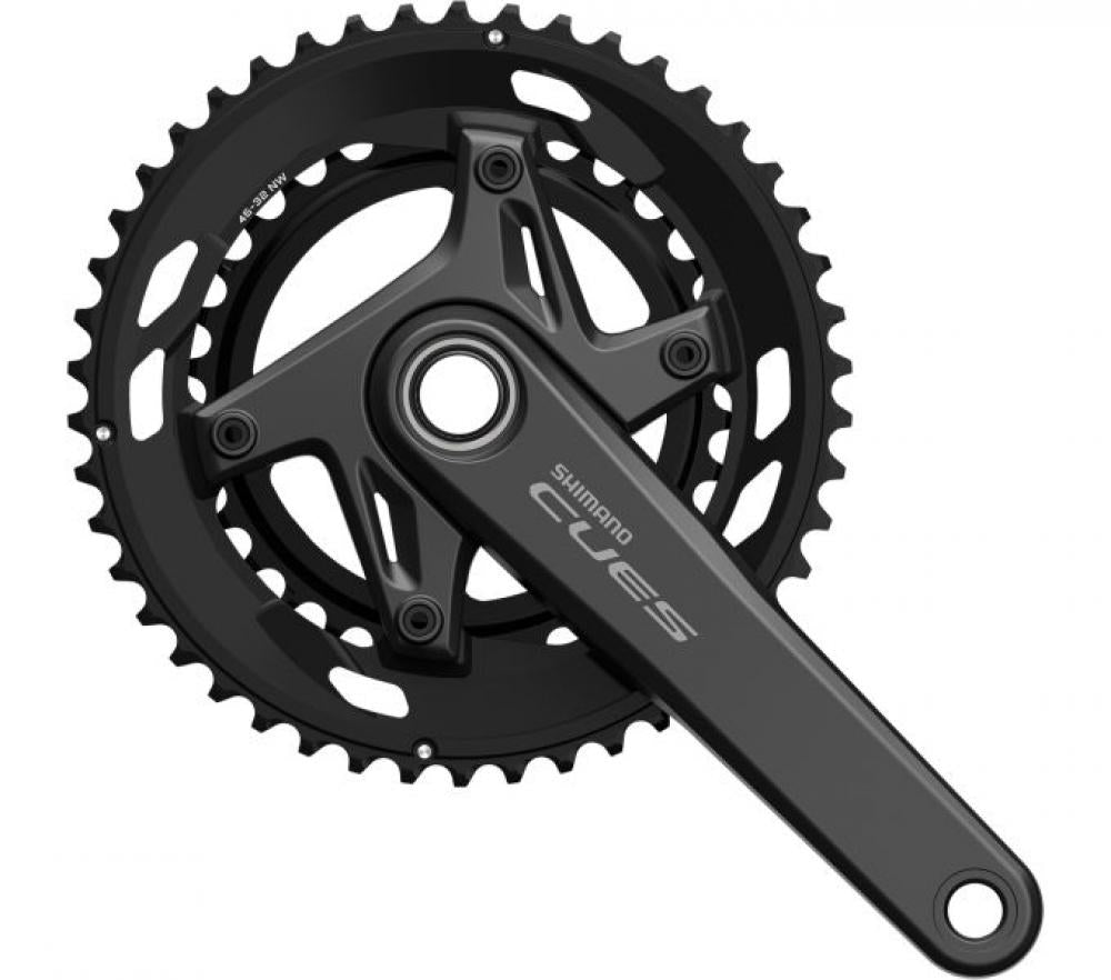 SHIMANO Kurbelgarnitur CUES FC-U6030-2,172,5mm 46x32Z 9/10-fach 2-tlg - 6030-2, 2,, 172,, 5mm, 46x32, 10-fach