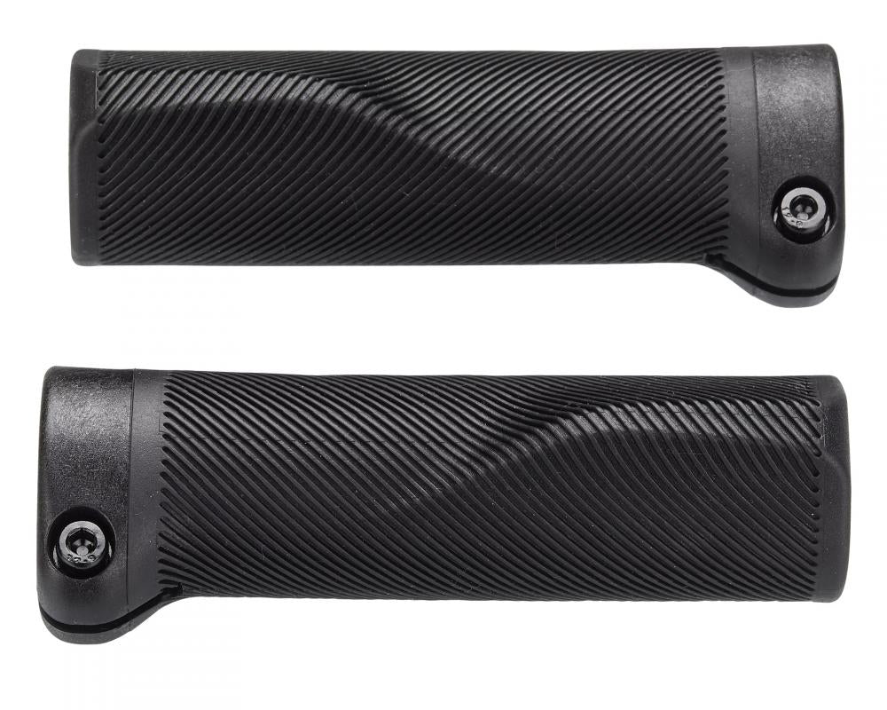 Kinder Fahrradgriffe Flanged Lock-On 105mm - Gummierte Lenkergriffe 22.2mm mit geschlossenem Ende - Grips