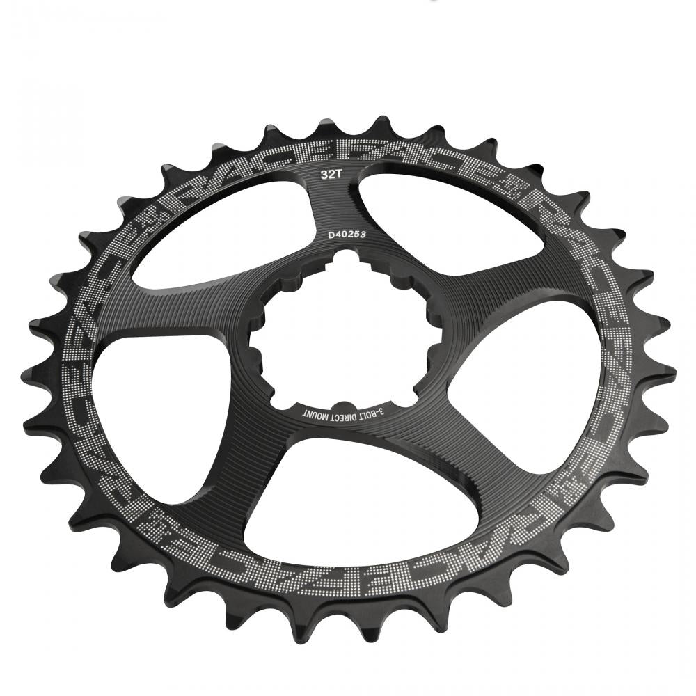 Race Face SRAM 3-bolt Direct Mount Kettenblatt 32 Z., 52 mm, schwarz - präziser Antrieb