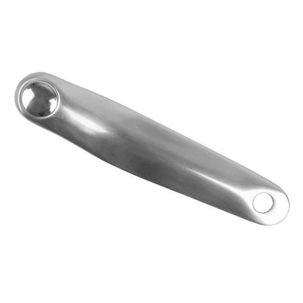 M-WAVE Kurbelsatz 38 Zähne 170 mm Aluminium Stahl 1-fach JIS silber für 1/2\" x 3/32\" Ketten City Trekking Räder langlebig stabil leichtgängige Kraftübertragung