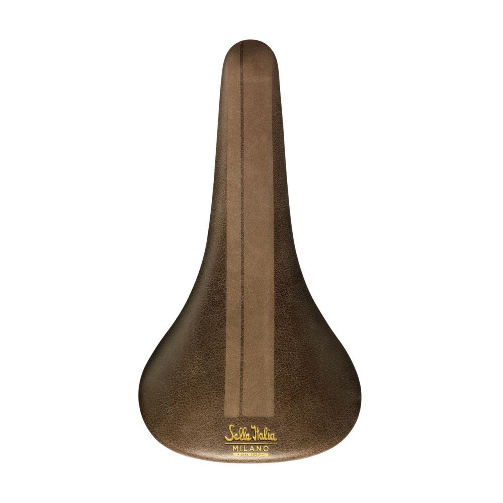 Selle Italia Turbo Bullitt Leder-Sattel L1, 146 × 275 mm - Braun