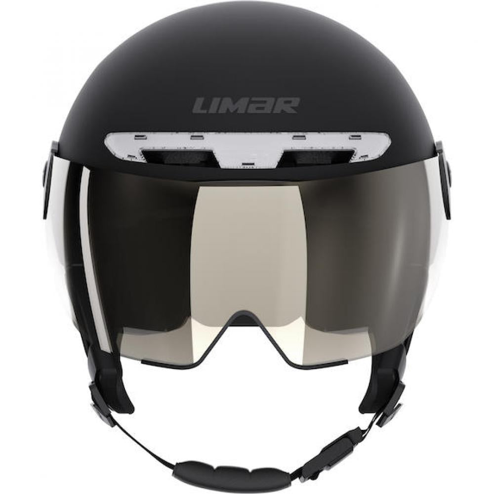Limar Lumiere Matt Black L Schwarz - urbaner Fahrradhelm mit Licht & MIPS-Sicherheit