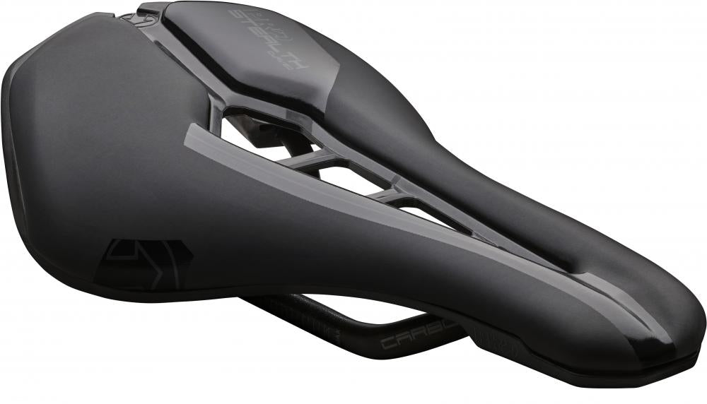 PRO Fahrradsattel Stealth Curved Team 152 Schwarz - aerodynamischer Rennradsattel