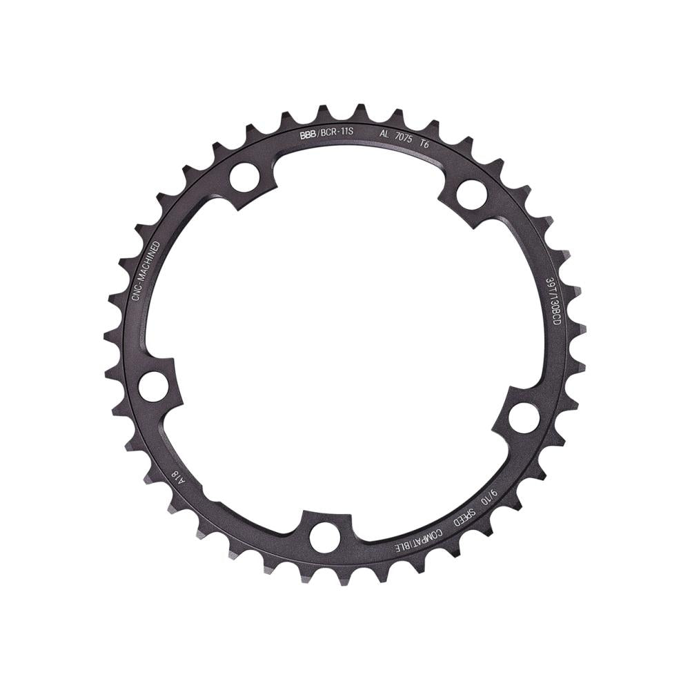 BBB Cycling BBB Kettenblatt RoadGear 44T/130mm anthrazit 44Z/130 mm - präzises Rennrad-Kettenblatt