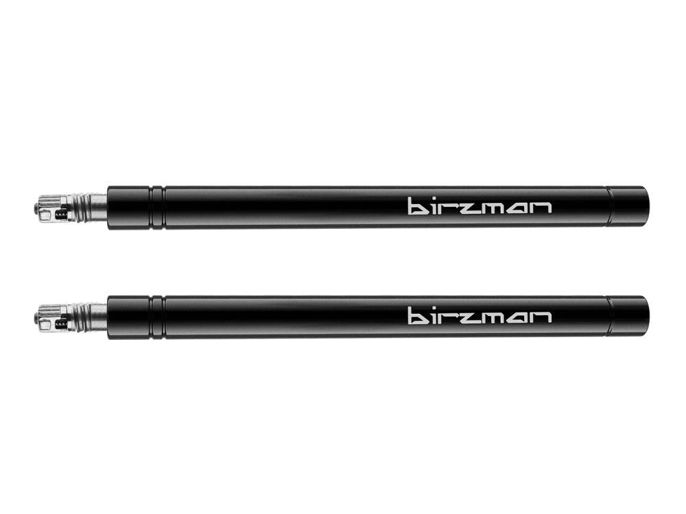 Birzman 2x Ventilverlängerung mit Ventilkern schwarz 80mm