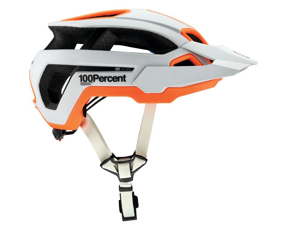 100% Altec helmet w/Fidlock XS/S Light Grey - leichter All-Mountain-Helm mit SmartShock