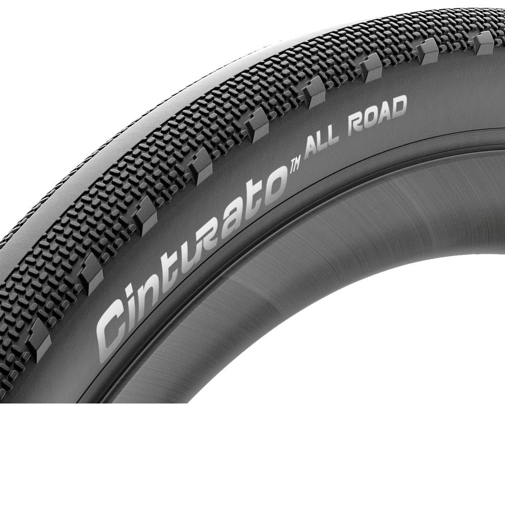 Pirelli Cinturato All Road Reifen 700 x 45C Schwarz - Tubeless Faltreifen für Straße und Schotter