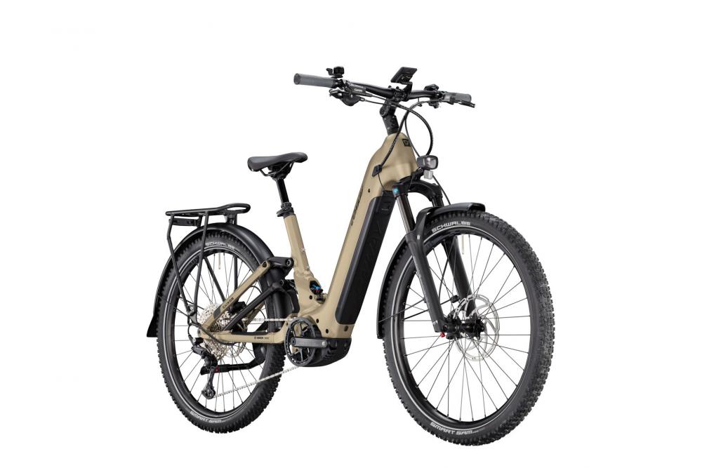 CONWAY Elektro-SUV "Cairon SUV FS 4.0" (#1), Wave, 27", desert matt, 12-Gang SHIMANO "Deore", 54 cm / XLnnDas Fahrrad ist mit einem BOSCH Performance Line CX Mittelmotor ausgestattet, der eine Motorleistung von 250 W liefert. Im Rahmen befindet sich ein A