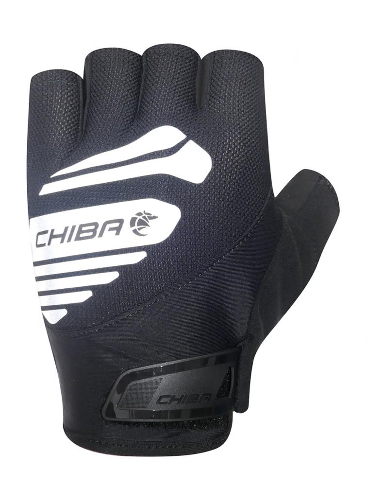 CHIBA Air Plus Reflex - Radhandschuhe L schwarz, gepolstert & reflektierend