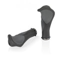 XLC Fahrradgriffe GR-S22 Ergonomic 135 mm schwarz/grau - ergonomisch, stoßdämpfend, rutschfest