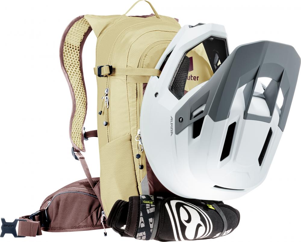 Deuter Compact 12+3 SL Damen Fahrradrucksack 12 Liter jade-sand - Stabiler Sitz & gute Passform