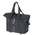Basil City MIK 2.0-KF-Hook Einzeltasche 11 Liter - wasserabweisende Fahrrad-Handtasche mit MIK- & Klickfix-Adapterplatte, Reflektor, 19x30,5x26,5 cm