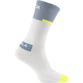 Sidi Socken NEO white grey 35-39 Weiß/Grau - atmungsaktive Radsocken mit Q-Skin