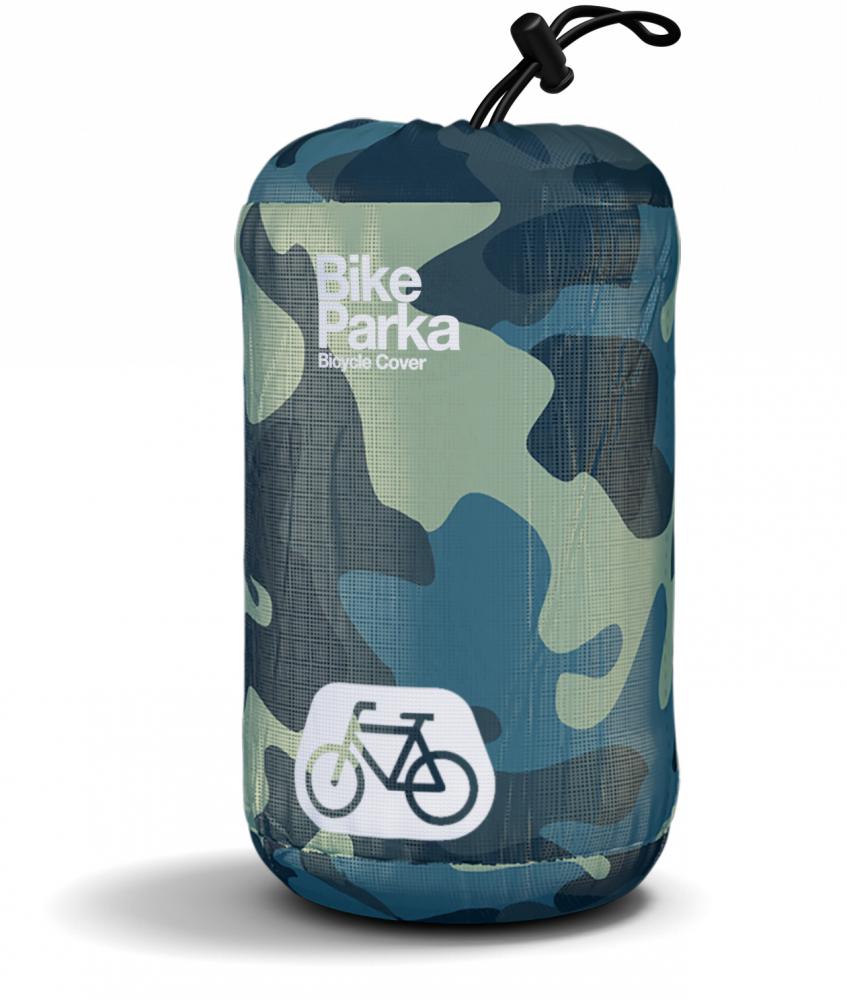 BikeParka Fahrradabdeckung STASH Camo Camo - wetterfester Rundumschutz
