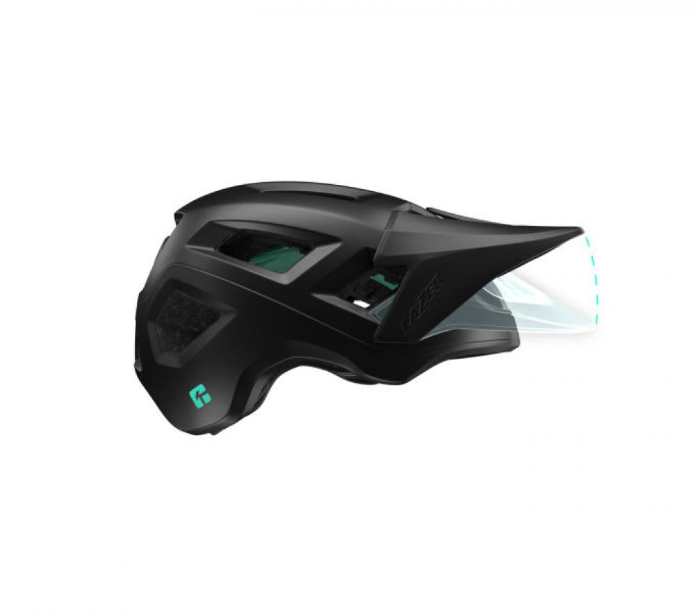 LAZER Visier Coyote KinetiCore Matte Black L Matt - Ersatzvisier für optimalen Schutz