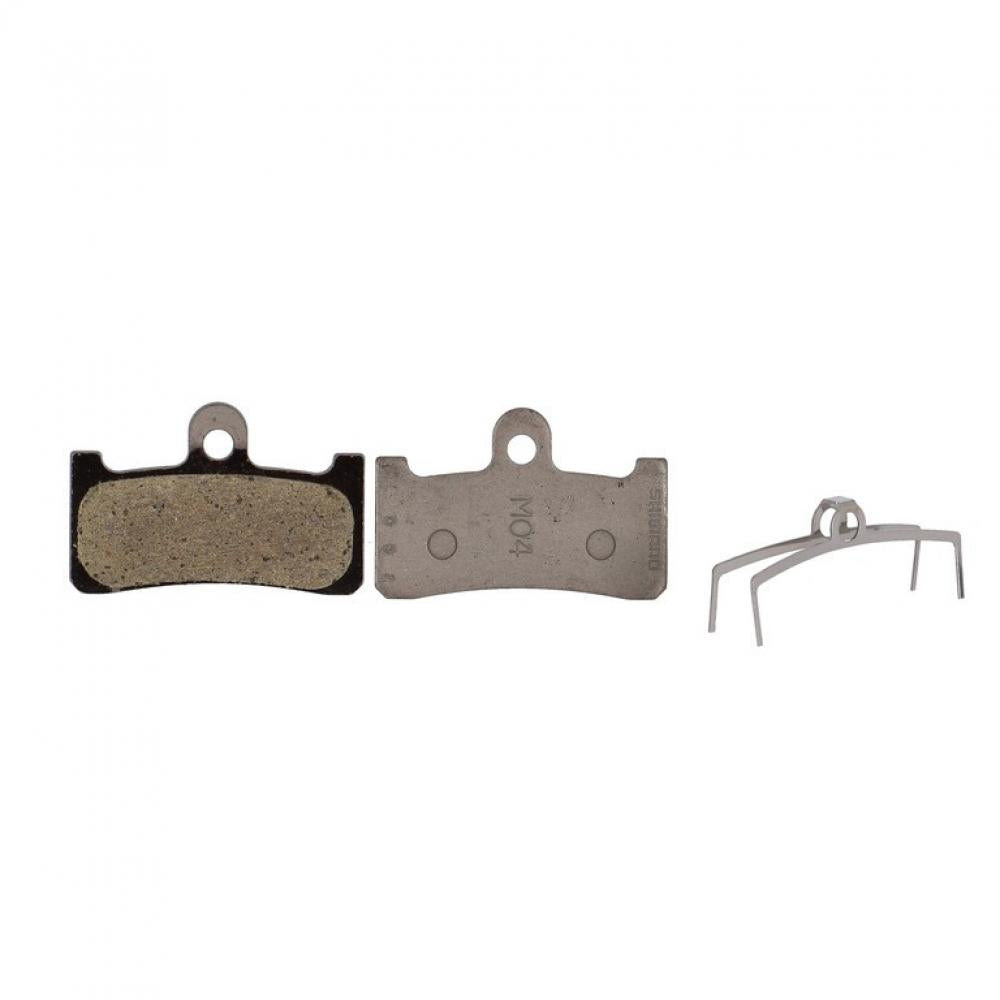 SHIMANO M04-RX Scheibenbremsbeläge Set mit Feder für SHIMANO Fahrrad-Scheibenbremsen.