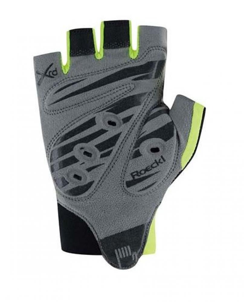 Roeckl Sports High Performance Bike Fingerhandschuhe Ivory 2 schwarz gelb Größe 9