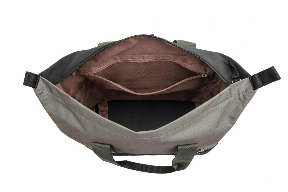 New Looxs Radtasche Oslo Kota Black/Green 18L Black - vielseitiger Fahrrad-Shopper