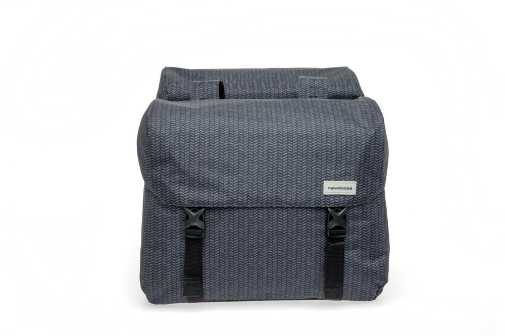 New Looxs Doppelpacktasche Mondi Joy Double Nima 2x18L Black - stilvolle Gepäckträger-Tasche