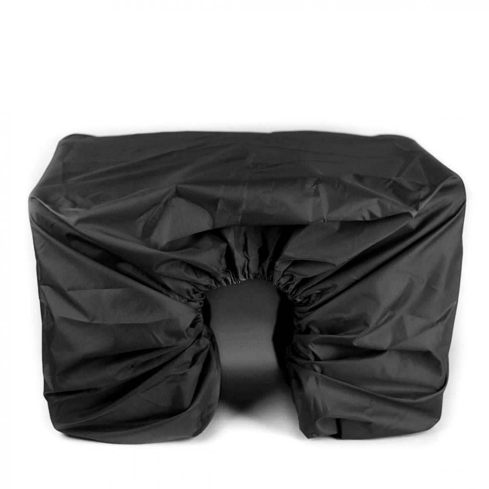 Haberland Überzug für Doppeltaschen schwarz - zuverlässiger Regenschutz für Fahrradtaschen
