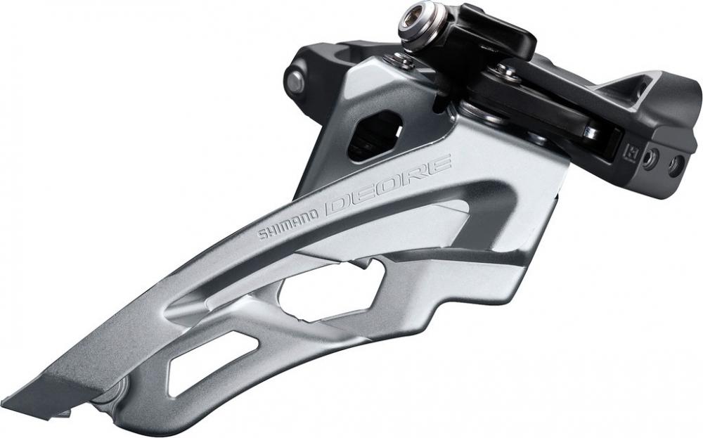 SHIMANO Deore FD-M6000 Umwerfer 3-fach MTB Schelle Front-Pull für präzise Schaltperformance.