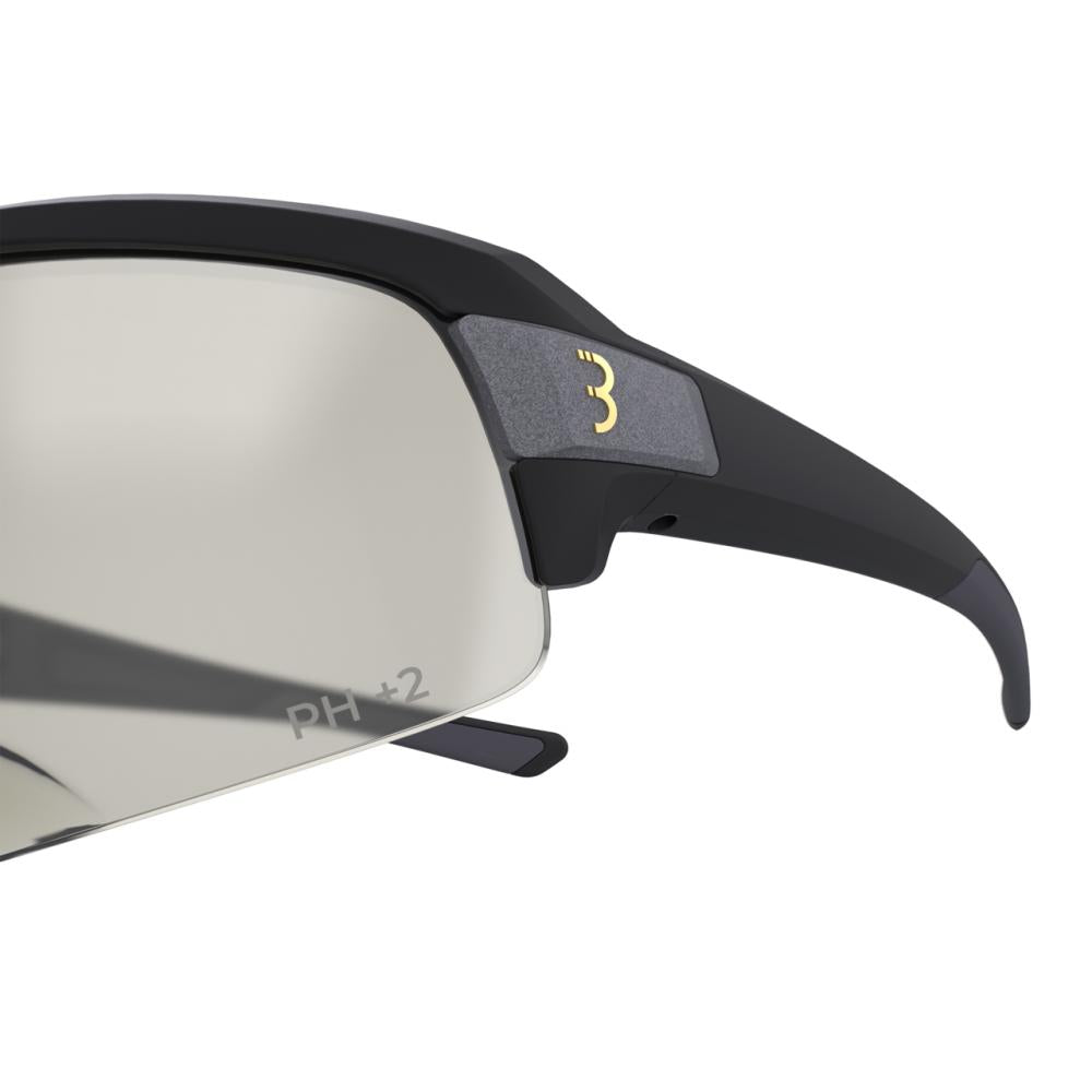 BBB Cycling BBB Sportbrille Impulse reader PH Einheitsgröße matt schwarz - scharfe Sicht mit +2.0 Lesebereich