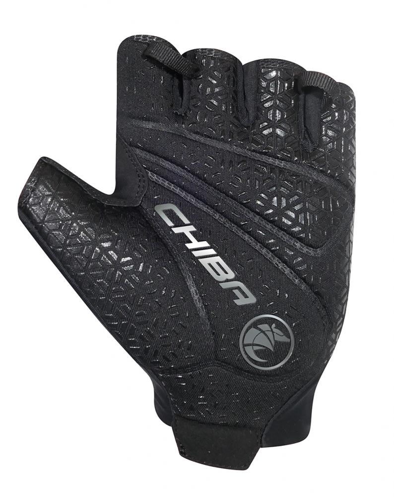 CHIBA Pure Race II - Radhandschuhe schwarz, Größe L, atmungsaktiv, leicht, ohne Klett